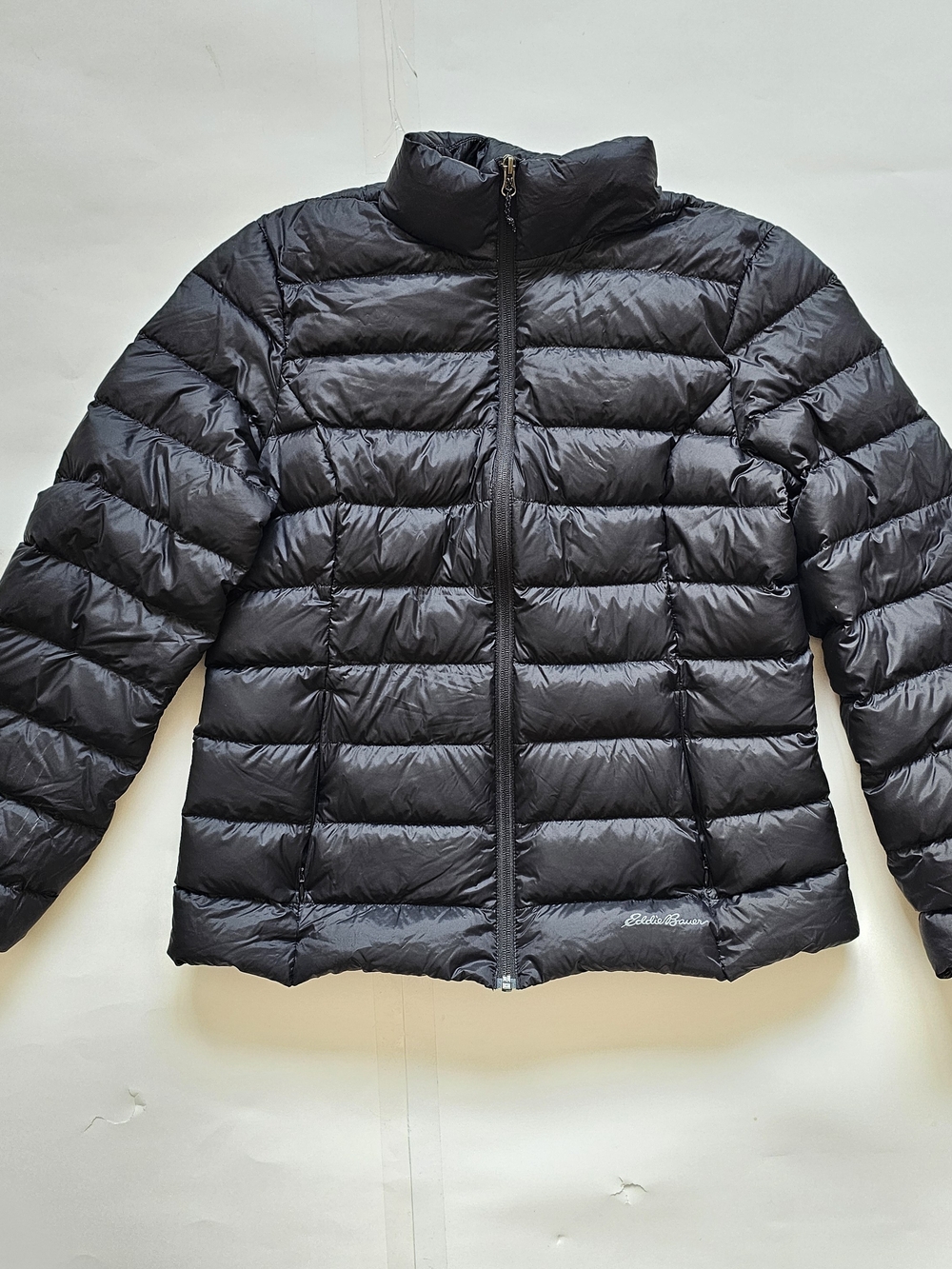 Eddie Bauer Women's Black Quilted Lightweight Puffer Jacket